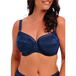 Fantasie Women's Fusion Lace Underwire Side Support Bra, Navy, Size 36G 0121